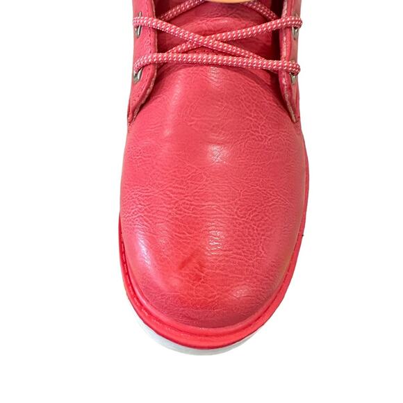 Lugz pink Laceup high top boot. I” heel size 7 new without box - Picture 11 of 13